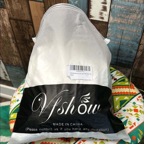 Vfshow 3XL white long lace Designer dress - Picture 2 of 16